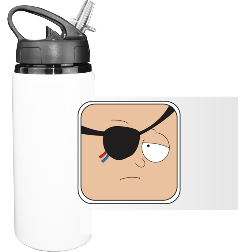 Sport Water Bottle - Evil Morty - Mfest