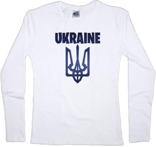 Women's Longsleeve Shirt - Ukraine stars - Mfest