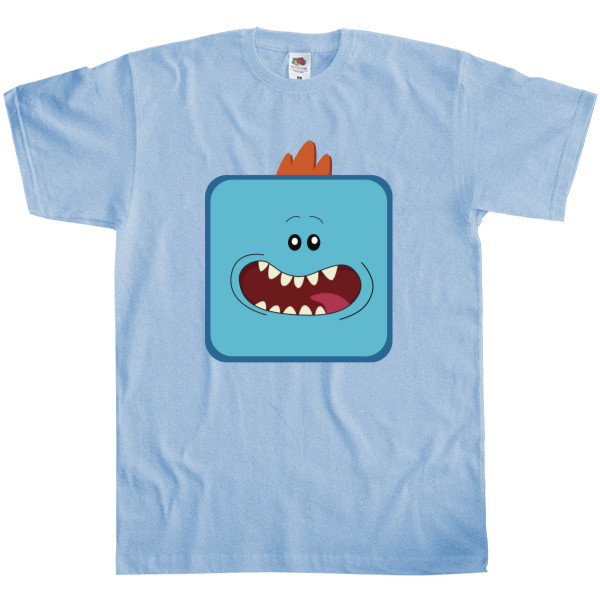 Kids' T-Shirt Fruit of the loom - Meeseeks cube art - Mfest