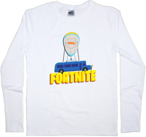 Men's Longsleeve Shirt - Fortnite bus - Mfest