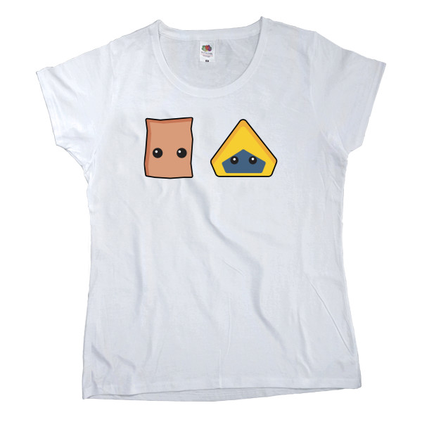 Women's T-shirt Fruit of the loom - Little nightmares minimalist - Mfest