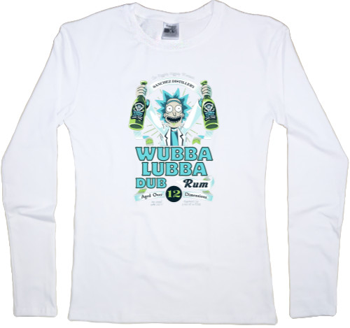 Women's Longsleeve Shirt - Wubba Lubba Dub Rum - Mfest