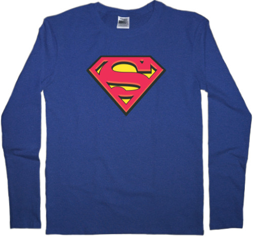 Men's Longsleeve Shirt - Superman - Mfest