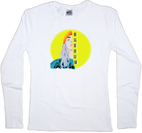 Women's Longsleeve Shirt - Billie Eilish Art 2 - Mfest