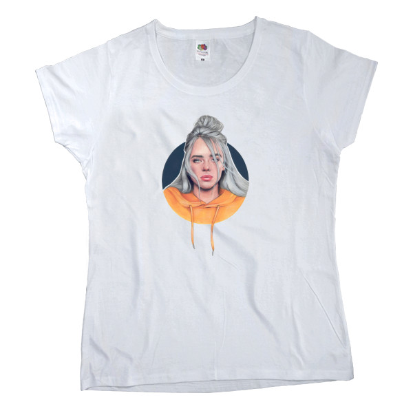 Women's T-shirt Fruit of the loom - Billie Eilish Art - Mfest