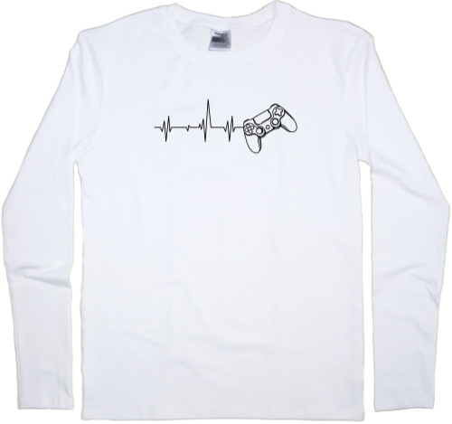 Men's Longsleeve Shirt - Гейм-ритм - Mfest