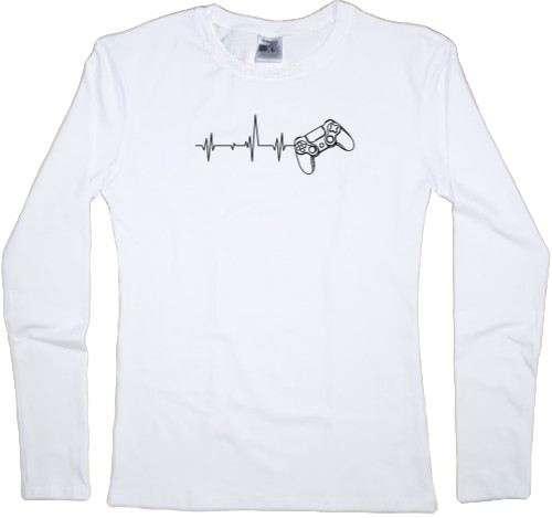 Women's Longsleeve Shirt - Гейм-ритм - Mfest