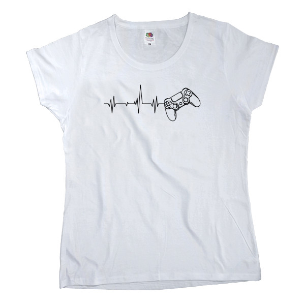 Women's T-shirt Fruit of the loom - Гейм-ритм - Mfest