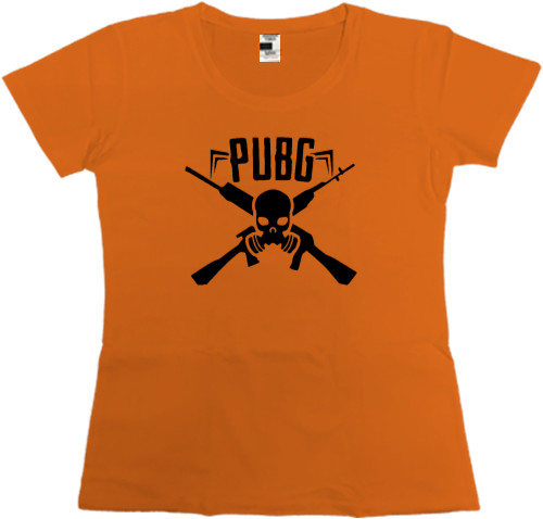 Women's Premium T-Shirt - PUBG Череп - Mfest