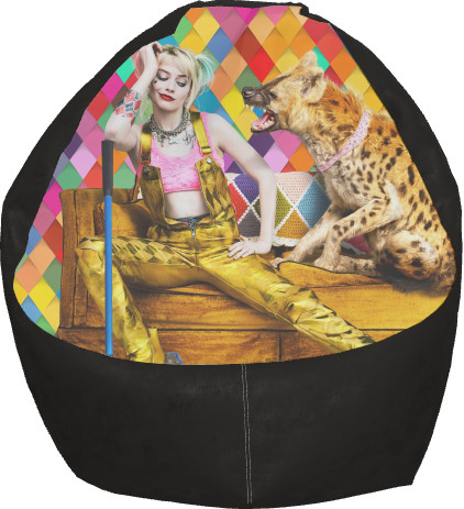 Bean Bag Chair - Birds of Prey Harley Quinn Art - Mfest