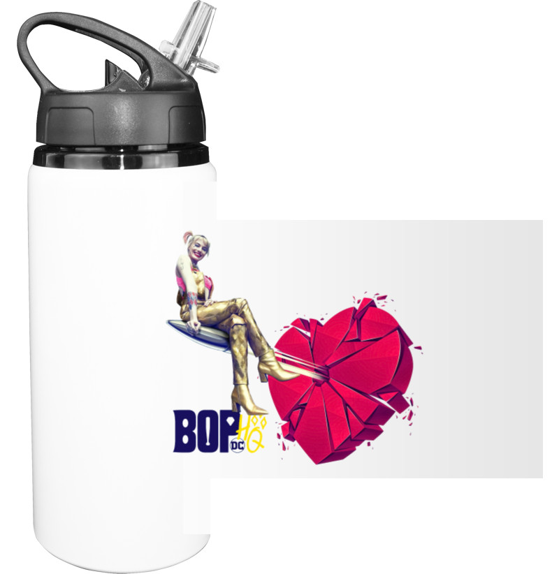 Sport Water Bottle - Birds of Prey Harley Quinn - Mfest