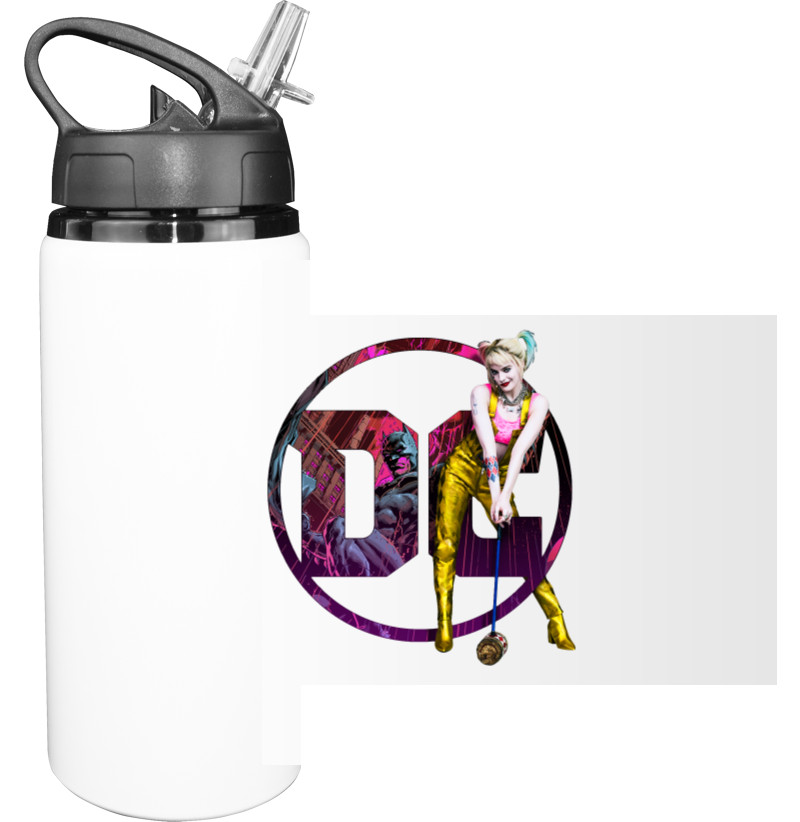 Sport Water Bottle - Birds of prey Harley Quinn - Mfest