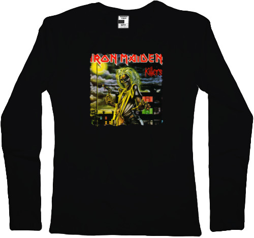 Women's Longsleeve Shirt - iron maiden killers - Mfest