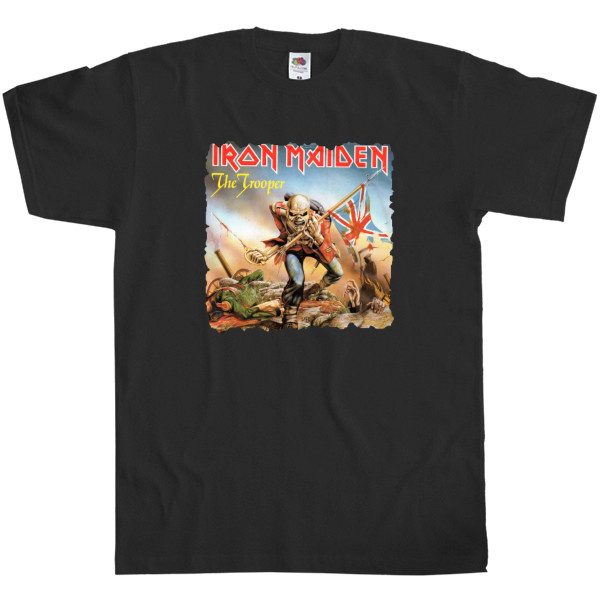 Kids' T-Shirt Fruit of the loom - iron maiden the trooper - Mfest