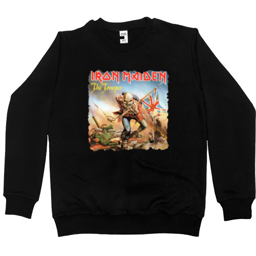 Men’s Premium Sweatshirt - iron maiden the trooper - Mfest