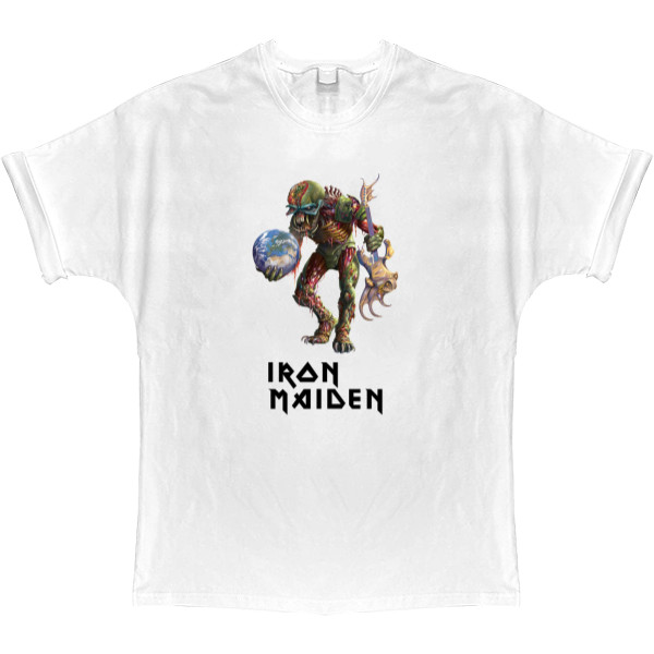 T-shirt Oversize - iron maiden The Final Frontier - Mfest