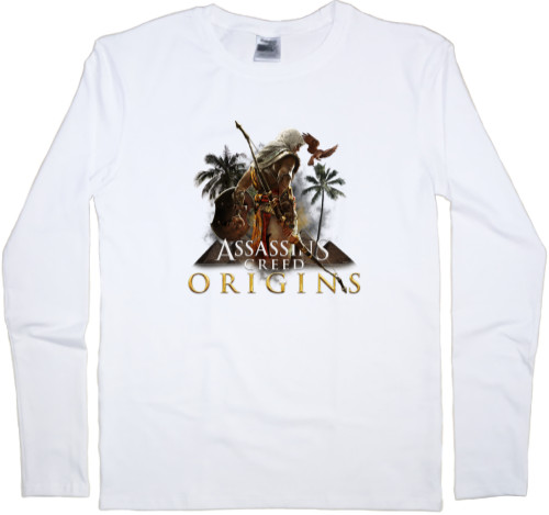 Kids' Longsleeve Shirt - assassin's creed origins - Mfest