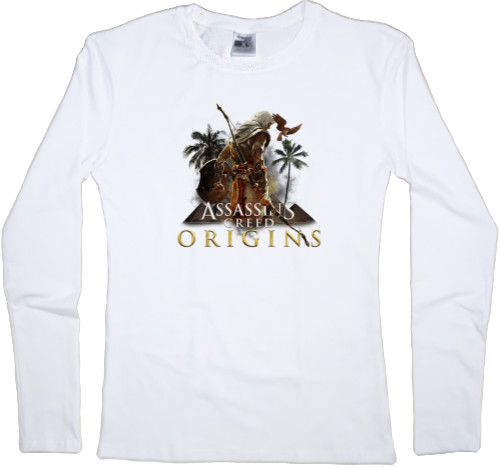 Women's Longsleeve Shirt - assassin's creed origins - Mfest