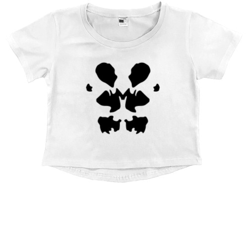 Kids' Premium Cropped T-Shirt - Хранители Роршах - Mfest