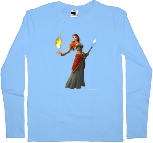 Kids' Longsleeve Shirt - world of warcraft Герой - Mfest