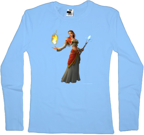 Women's Longsleeve Shirt - world of warcraft Герой - Mfest