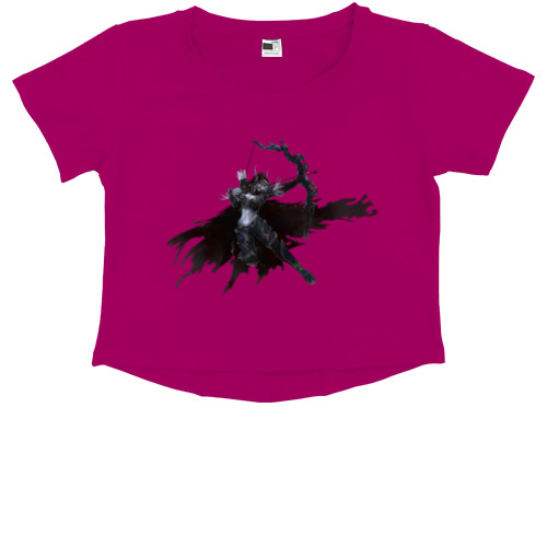 Kids' Premium Cropped T-Shirt - Сильвана - Mfest