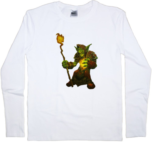 Men's Longsleeve Shirt - world of warcraft Гоблин - Mfest