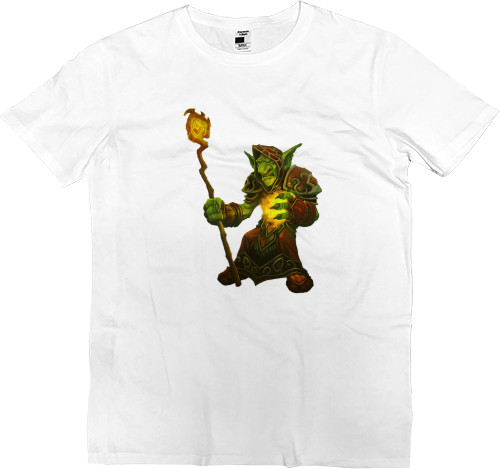 Men’s Premium T-Shirt - world of warcraft Гоблин - Mfest