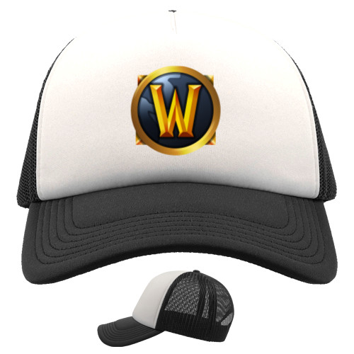 Trucker Cap - world of warcraft Знак - Mfest