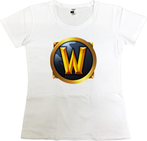 Women's Premium T-Shirt - world of warcraft Знак - Mfest