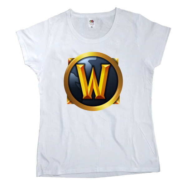 Women's T-shirt Fruit of the loom - world of warcraft Знак - Mfest