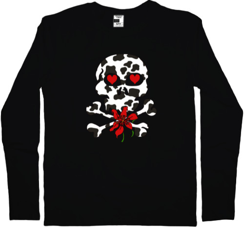 Kids' Longsleeve Shirt - Skull Love - Mfest