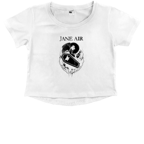 Kids' Premium Cropped T-Shirt - Jane Air 2 - Mfest