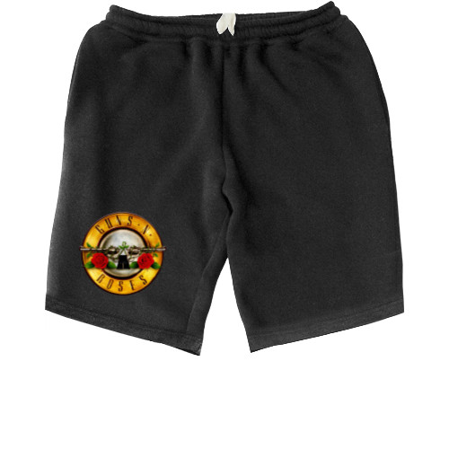 Men's Shorts - Guns n roses logo 1 - Mfest