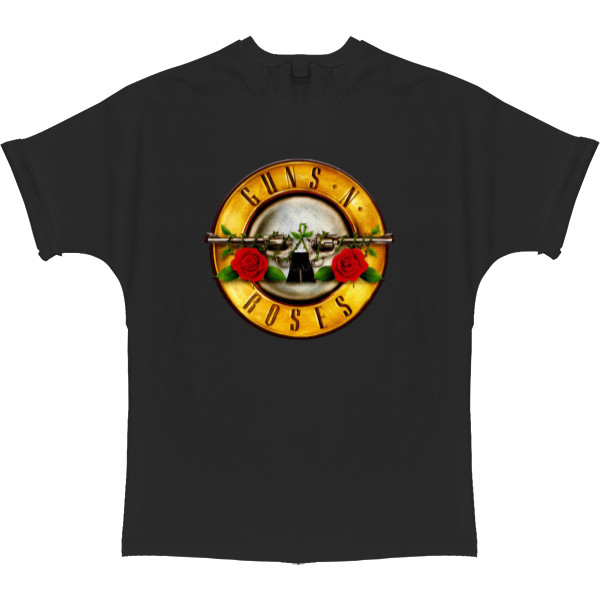 T-shirt Oversize - Guns n roses logo 1 - Mfest