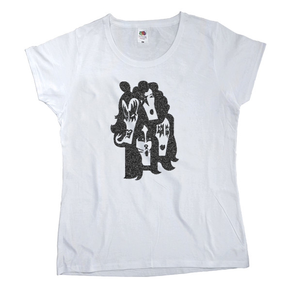 Women's T-shirt Fruit of the loom - KISS ART 4 - Mfest