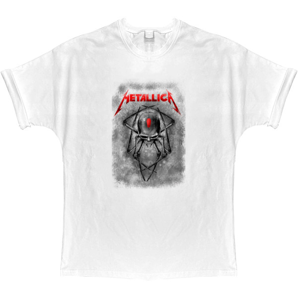 T-shirt Oversize - Metallica принт 13 - Mfest