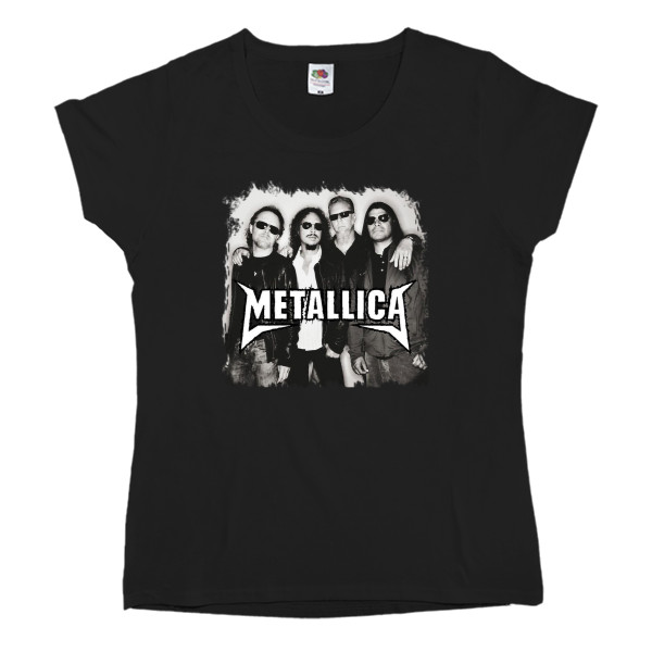 Women's T-shirt Fruit of the loom - Metallica принт 10 - Mfest