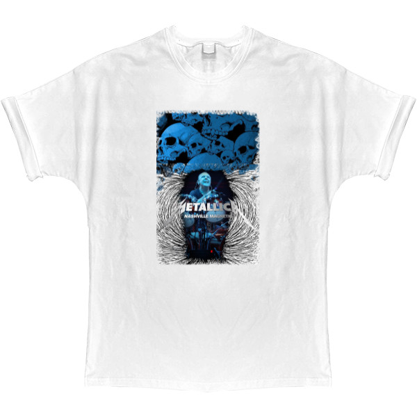 T-shirt Oversize - Metallica принт 4 - Mfest