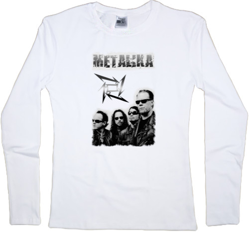 Women's Longsleeve Shirt - Metallica принт 3 - Mfest