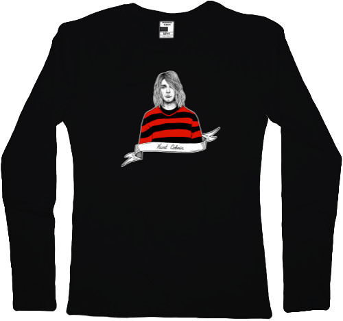 Women's Longsleeve Shirt - Nirvana принт 7 - Mfest