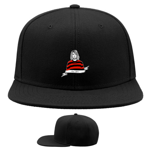 Snapback Baseball Cap - Nirvana принт 7 - Mfest