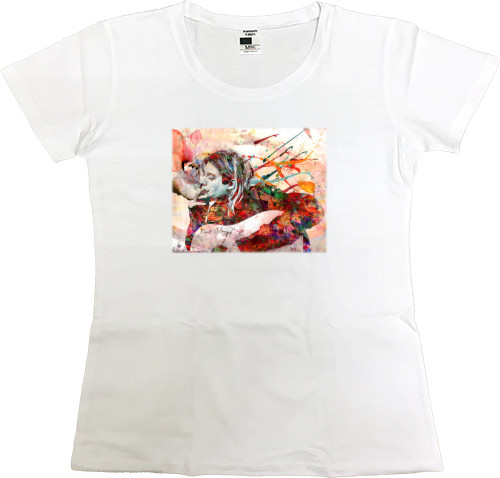 Women's Premium T-Shirt - Nirvana принт 5 - Mfest