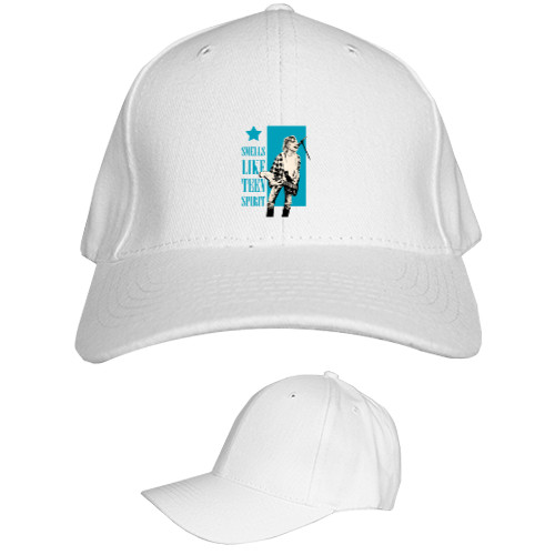 Kids' Baseball Cap 6-panel - Nirvana принт 4 - Mfest