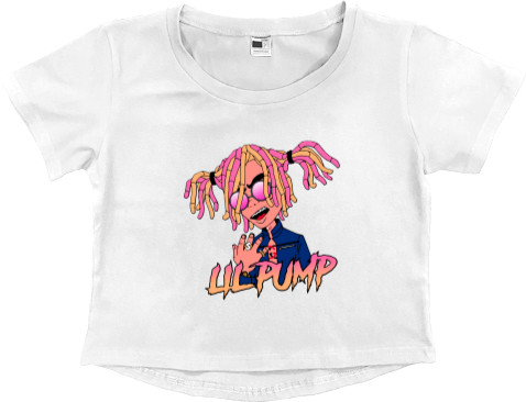 Women's Cropped Premium T-Shirt - Lil Pump 2 - Mfest