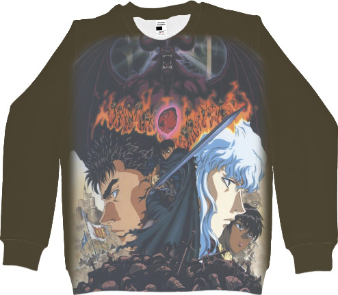 Men's Sweatshirt 3D - Berserk / Берсерк 4 - Mfest