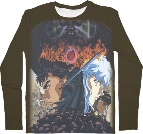 Men's Longsleeve Shirt 3D - Berserk / Берсерк 4 - Mfest