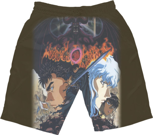 Men's Shorts 3D - Berserk / Берсерк 4 - Mfest