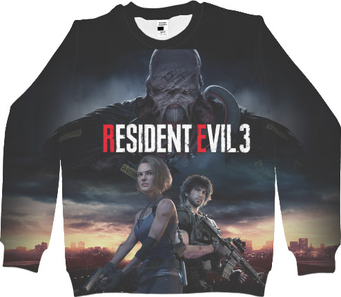 Men's Sweatshirt 3D - Resident Evil 3 - Mfest