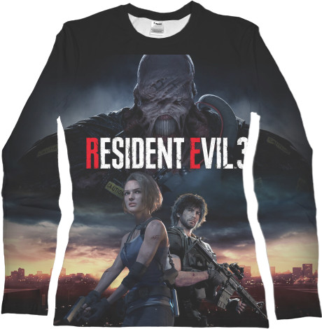 Women's Longsleeve Shirt 3D - Resident Evil 3 - Mfest